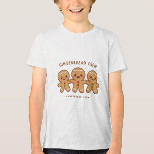 Triblenda Cute “Gingerbread Crew” Camiseta de Navidad – Kawa