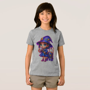 Triblenda Cute Little Witch Energy Camiseta – Fa Magical Gir