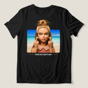 Triblenda Cute Pero No Me Importa Camiseta Divertida de Play