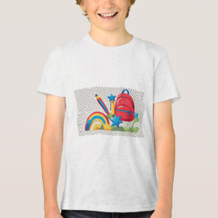 Triblenda De vuelta a la escuela Vibes niños camiseta - Dive