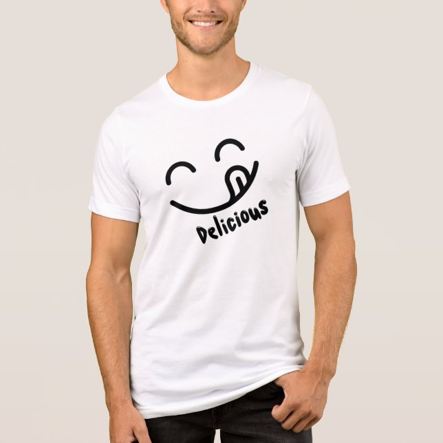 Triblenda Deliciosa camiseta de comida (Anverso)