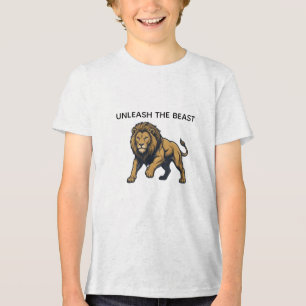 Triblenda "Desata La Bestia" Camiseta Gráfica De León Fiero