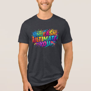 Triblenda Desata tu máximo potencial Diseño de camiseta mo