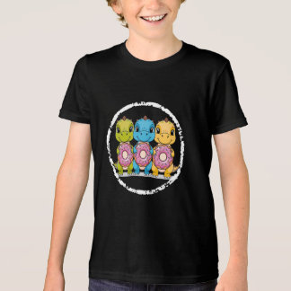 Triblenda Dino Donut Trio - Camiseta de dinosaurio para niño