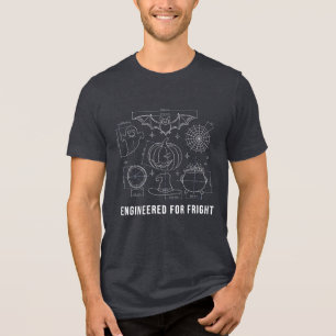 Triblenda Diseñado para el Terror Camiseta de Halloween