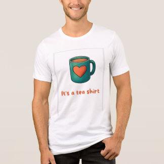 Triblenda diseño de camiseta con cita para amantes del té