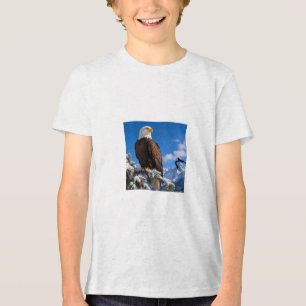 Triblenda diseño de camiseta de águila @ arte de gato