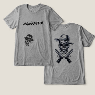 Triblenda diseño de camiseta de gángster,