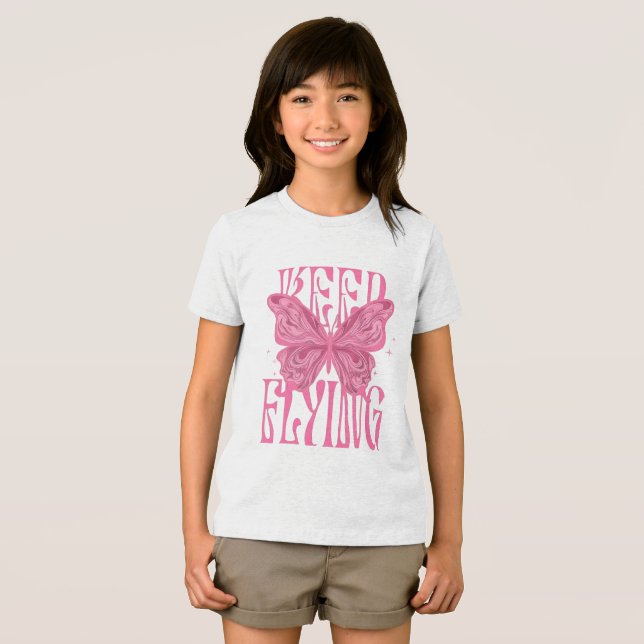 Triblenda diseño de camiseta de mariposa ( Anverso Completo)