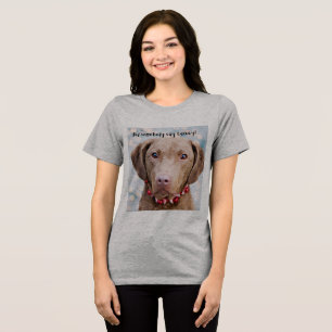 Triblenda Diseño de camiseta de perro lindo