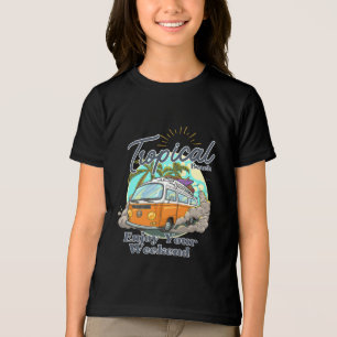 Triblenda Diseño de camiseta de playa tropical