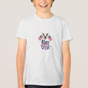 Triblenda diseño de camiseta del 4 de julio