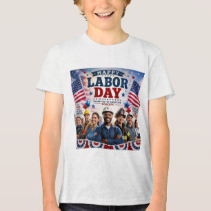 Triblenda diseño de camiseta del día feliz del trabajo