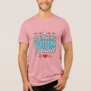 Triblenda Diseño de camiseta del equipo quirúrgico de la sal