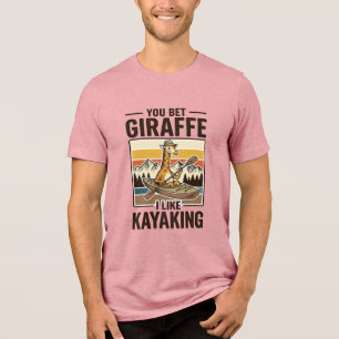 Triblenda Diseño de camiseta divertida vintage de jirafa en