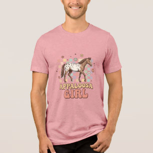 Triblenda Diseño de camiseta occidental de caballo vintage d