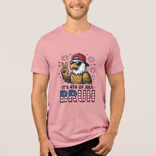 Triblenda Diseño de camiseta patriótica Funny 4th of July Ea