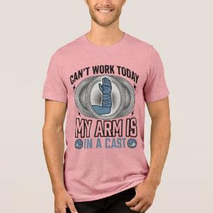 Triblenda Diseño de camiseta vintage divertida con yeso de b
