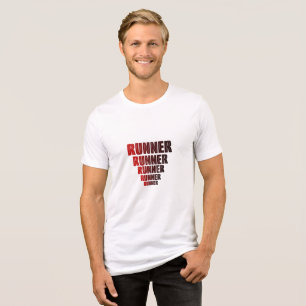 Triblenda Diseño de texto sobre camiseta deportiva