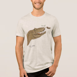 Triblenda Diseño frontal y trasero de camiseta Allosaurus Bo