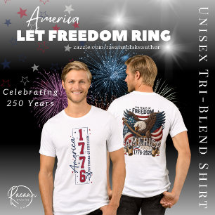 Triblenda EE. UU. Celebrando 250 Años Camiseta Unisex Tri-Bl