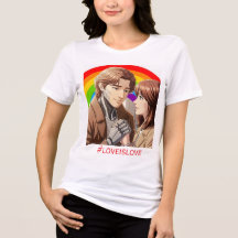 El amor es amor - Camiseta de mujer para pareja hu