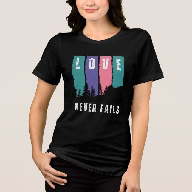 Triblenda El amor nunca falla, camiseta (Anverso)