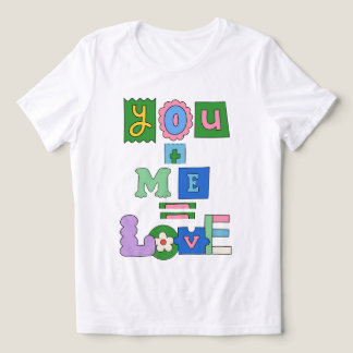 Triblenda El día de San Valentín blanco de camiseta para reg