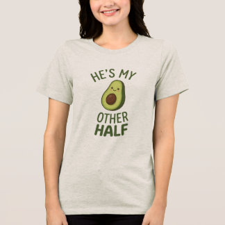 Triblenda Él es mi otra mitad camiseta