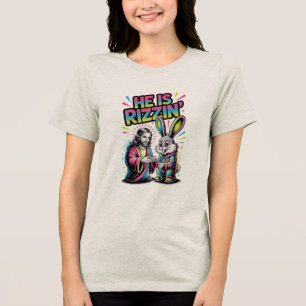 Triblenda Él Es Rizzen Camiseta De Pascua Divertida Gen Z Me