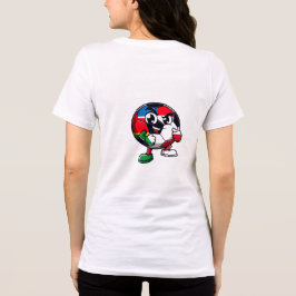 Triblenda El Fútbol Es La Vida | Camiseta de Fanático de Fút