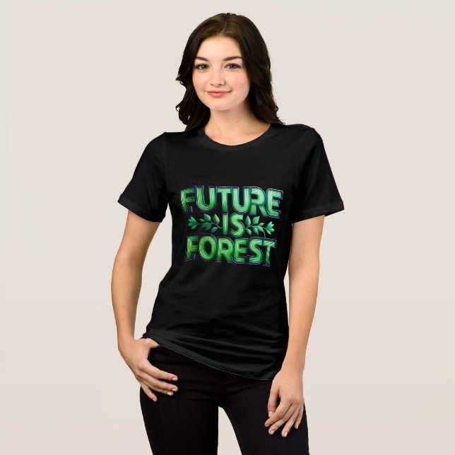 Triblenda El futuro es la camiseta de los bosques (Anverso Completo)