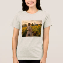 Elige la Alegría Todos los Días Camiseta Floral pa