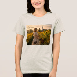 Triblenda Elige la Alegría Todos los Días Camiseta Floral pa