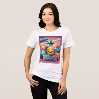 Triblenda Emojis de viaje camiseta de mujer - Aventura esper