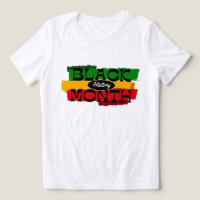 Empoderar y educar camiseta del mes de la historia