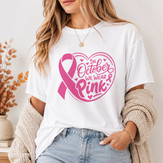 Triblenda En Octubre Usamos Camiseta Rosa