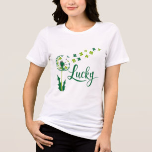 Triblenda Encanto Afortunado: La camiseta Dandelion de cuatr