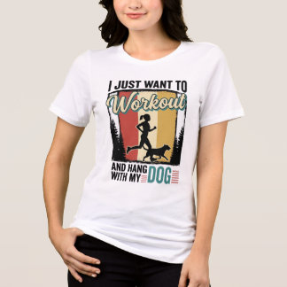 Triblenda Entrenar Con Mi Perro Diseño De Camiseta Vintage D