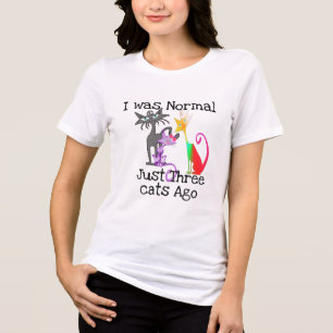 Triblenda era normal hace tres gatos diseño de camiseta dive