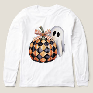 Triblenda Espeluznante Camiseta Ghost Peek Halloween, Checke