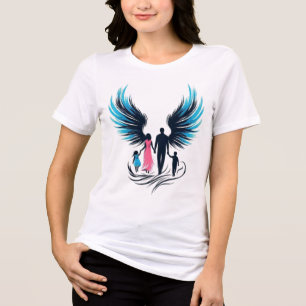 Triblenda Estilo: Bella+Canvas camiseta tri-mezcla para muje