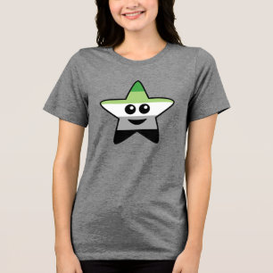 Triblenda Estrella romántica camiseta