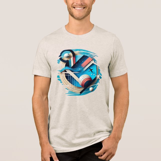 Triblenda Ethereal Echo - Camiseta de arte digital (Anverso)