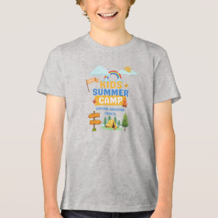 Triblenda "Explora. Descubre. Crea. – Camiseta de campamento