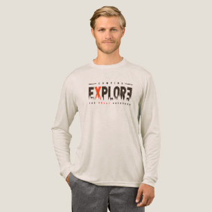 Triblenda Explorador Urbano (Modo claro) Camiseta Manga La