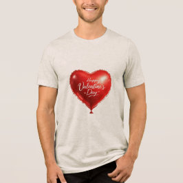 Triblenda Feliz Día de San Valentín, camiseta de corazón