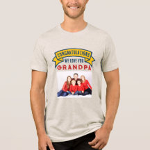 Foto subida - mejor camiseta del abuelo Tri-Blend