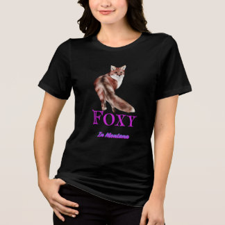 Triblenda Foxy femenino en camiseta Montana