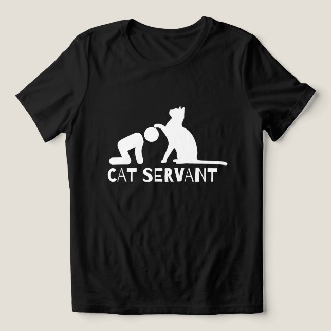 Triblenda Fundadosa camiseta femenina para gatos (Diseño delantero )